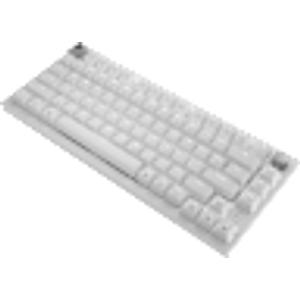 K65 PLUS 75% RGB Mechanical Gaming Keyboard for Mac and PC – Frost White