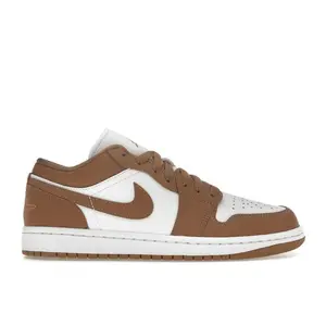 Jordan Women's 1 Low Archaeo Brown White Basketball Shoes, from StockX