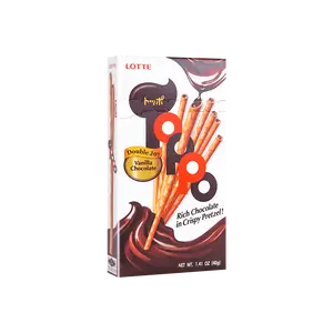 LOTTE Japan Toppo Vanilla Flavor Pretzel Sticks 40g LOTTE Japan Toppo Vanilla Flavor Pretzel Sticks 40g
