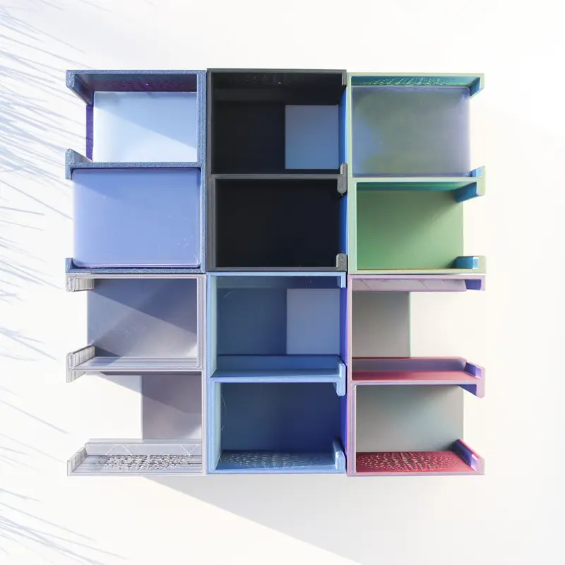New 3D Printed XL Toploader Sleeve Dispenser for Trading Card Enthusiasts - Collectible Cards Accessory, 6.4x3.15x4.5 inch Plastic Organizing Holder, Holds Multiple Sleeves, Unique Aesthetic Storage