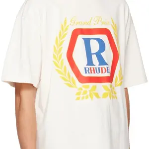 L - RHUDE RACING CHAMPIONSHIP Tee is a stylish choice T-shirt for casual wear Comfort