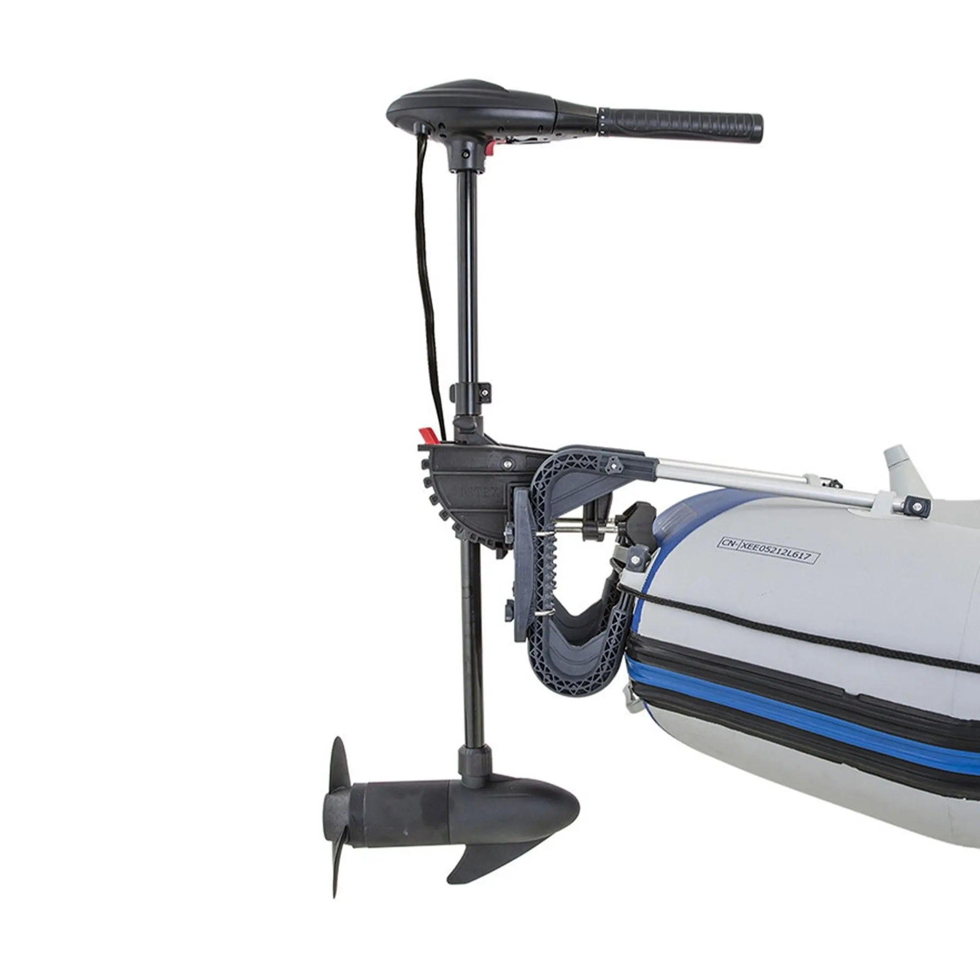 INTEX 12V Transom Mount Boat Eight Speed Trolling Motor | 68631E INTEX 12V Transom Mount Boat Eight Speed Trolling Motor | 68631E