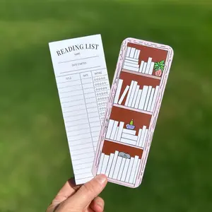 Shelf & Book Tracker Bookmark Set