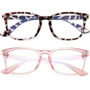 KF5-SGL004 2Pack Kids Blue Light Blocking Glasses - TR90 Unbreakable Computer Screen Glasses for Boys & Girls