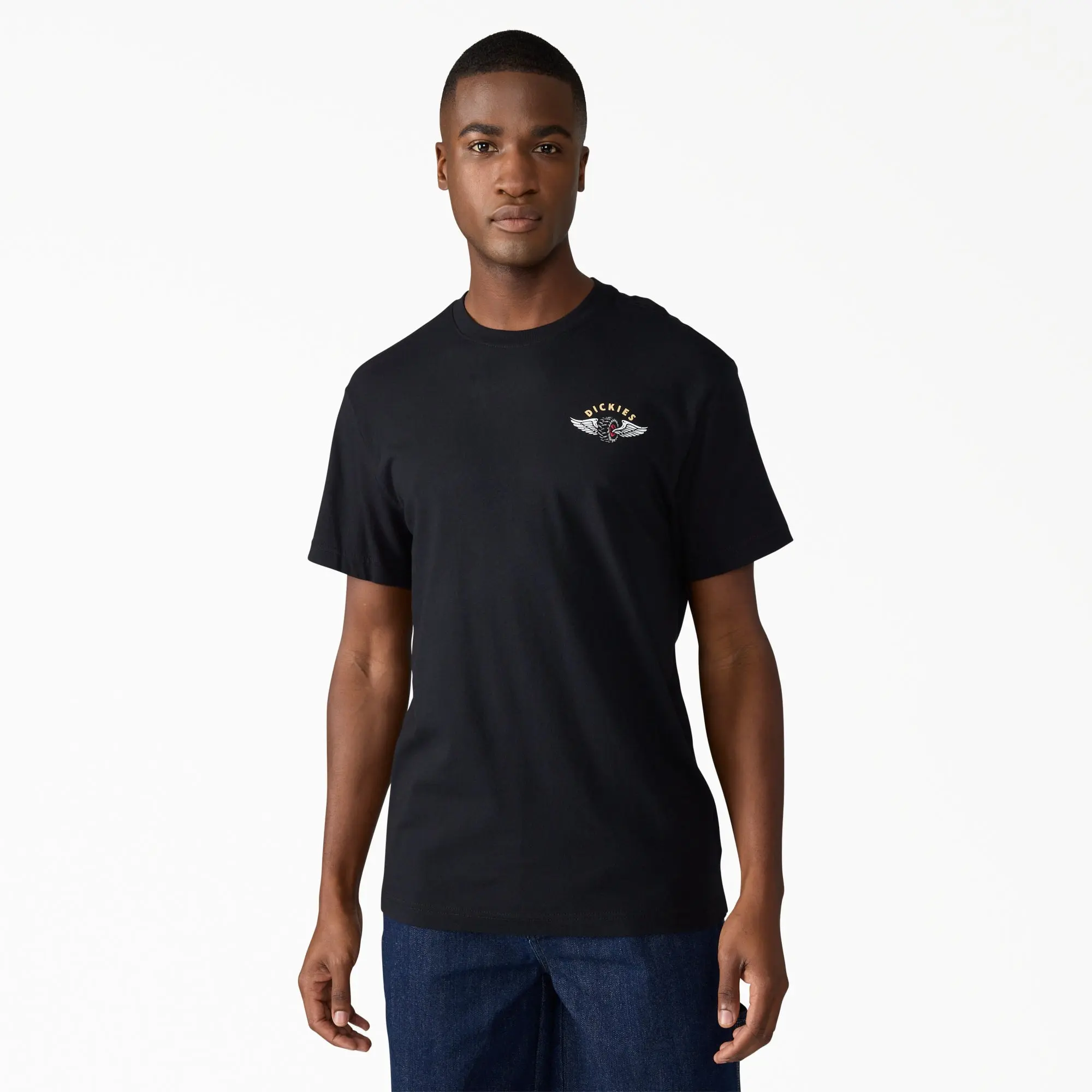 Dickies Garage Short Sleeve Graphic T-Shirt, 100% Cotton, Regular Fit Graphic Print, Workwear Everyday Layering Style Streetwear Knit