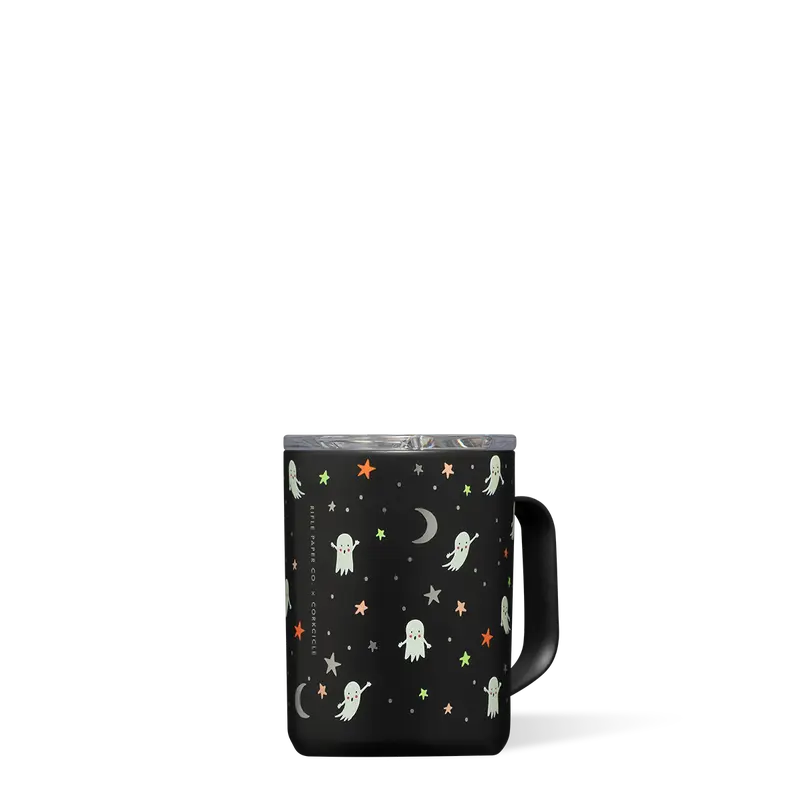Rifle Paper Co. Floral Print Ceramic Heat Resistant Coffee Mug - Kitchen Drinkware, 3-Hour Heat Retention, Washable Daily Use, Cozy Chamomile Beverages, Cozy Mornings, Artistic Mugs, Drink in Style