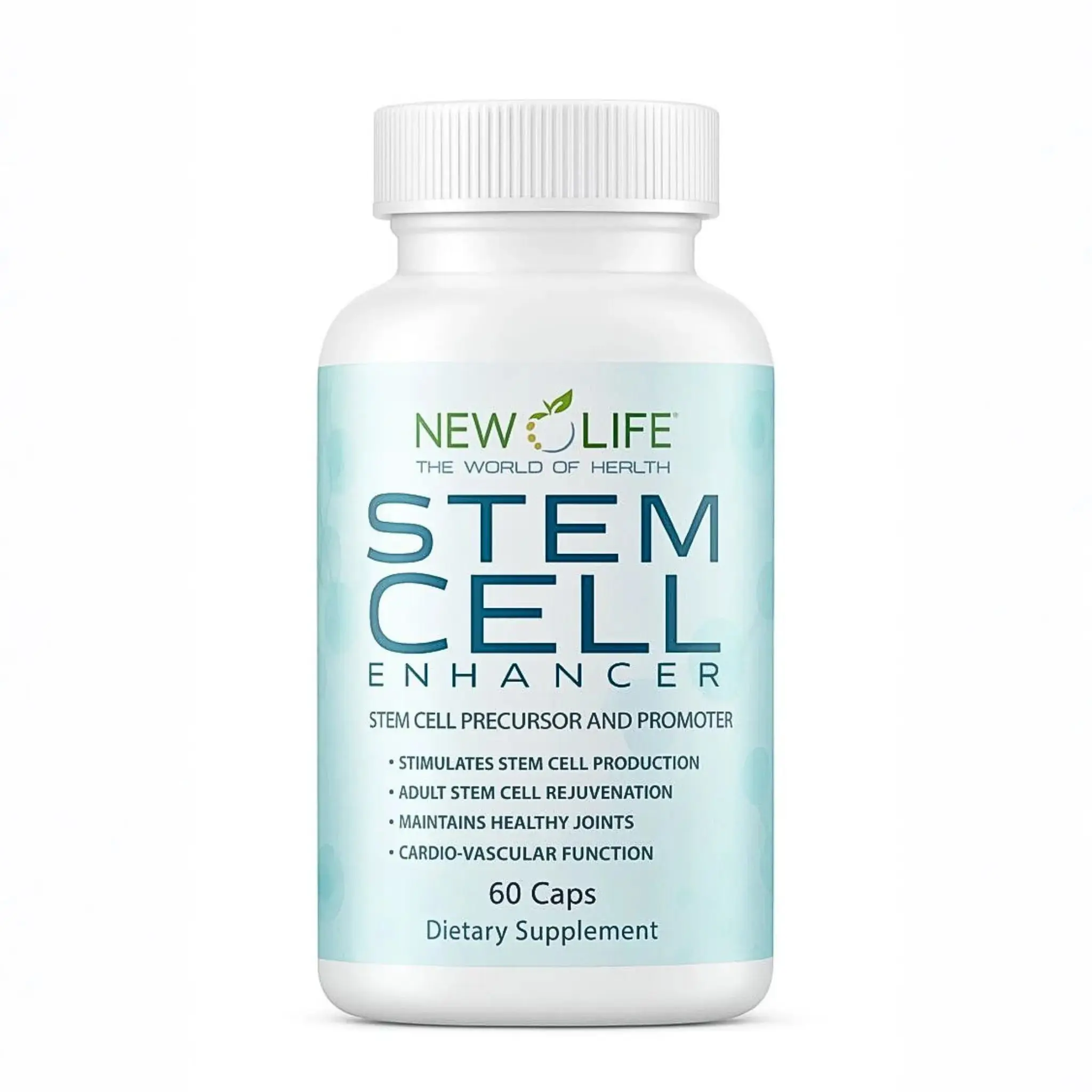 New Life Stem Cell Supplement, 875mg, 60 Capsules for Healthy Cellular New Life Stem Cell Supplement, 875mg, 60 Capsules for Healthy Cellular