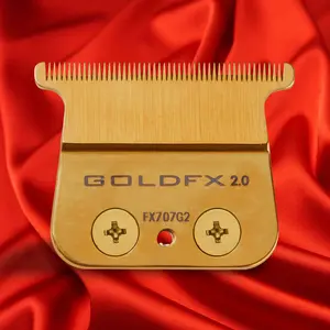 BaBylissPRO Deep Tooth Gold Trimmer Replacement T-Blade | FX707G2