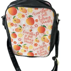 Peachy Handmade Crossbody Purse Cuss Words