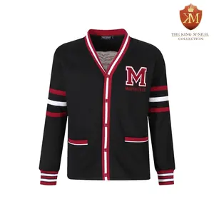 Morehouse Black Fleece Cardigan