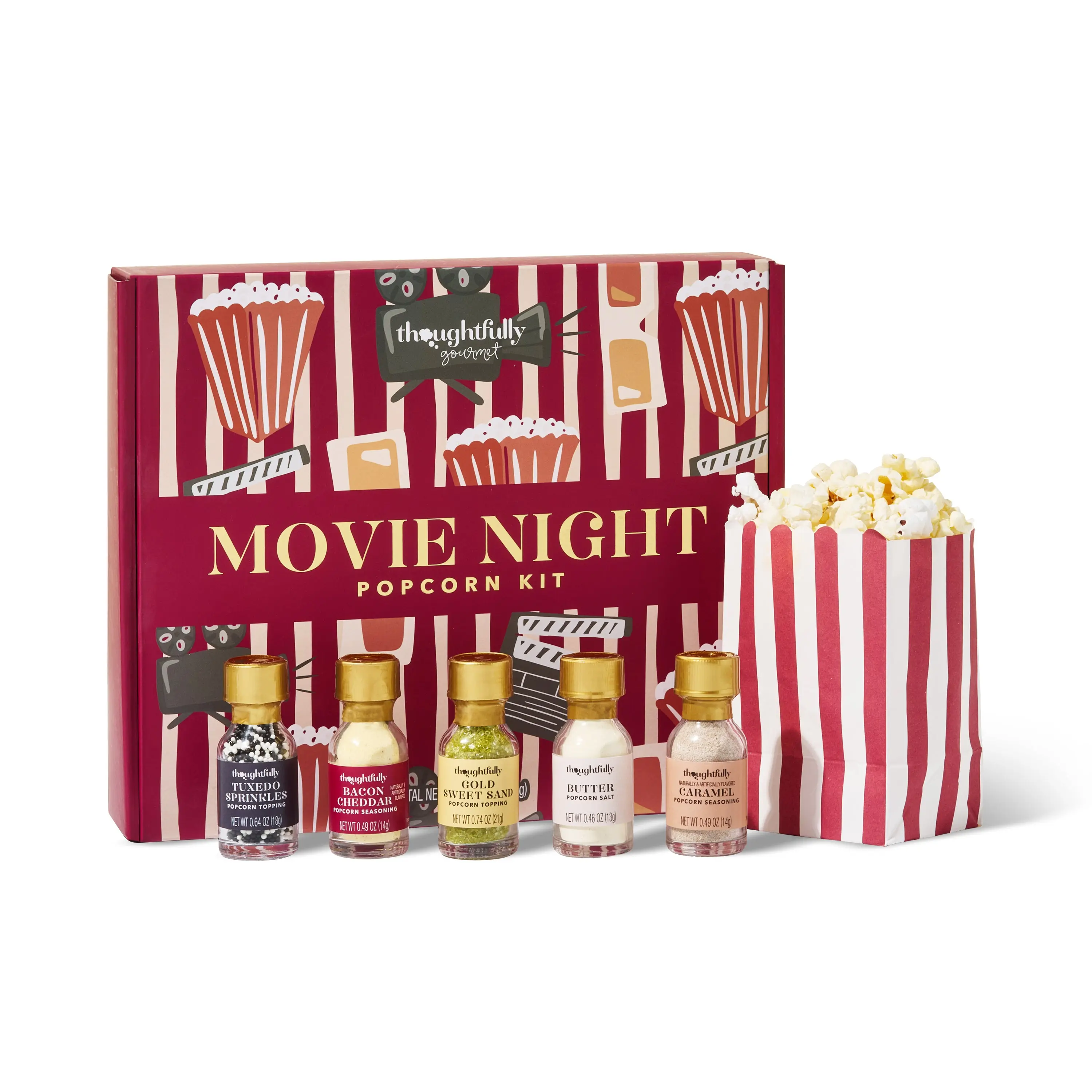 Thoughtfully Movie Night Popcorn Gift Set Thoughtfully Movie Night Popcorn Gift Set