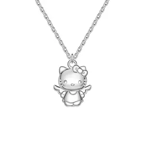 Sanrio Most Unique Hello Kitty Necklace Yet Rare Eros Design with Angel Wings Charm - Delightful & Rare Jewelry