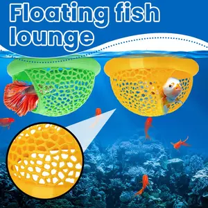 Aquarium Fish Tank Rest Room, Durable Plastic Aquarium Bed, Small Fish Tank Decor, Aquarium Decoration, 1pc Fish Tank Accessory