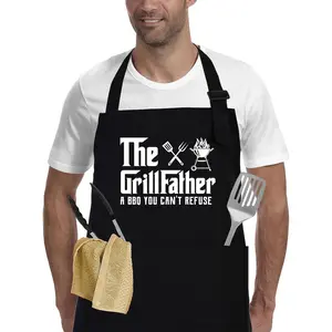 Dad Gifts, Birthday Fathers Day  For Dad, Father in Law, Husband, Grandpa from Wife Daughter Son, Men's Cooking BBQ Grilling Apron with Pockets, Funny Thanksgiving Christmas Gifts for Men