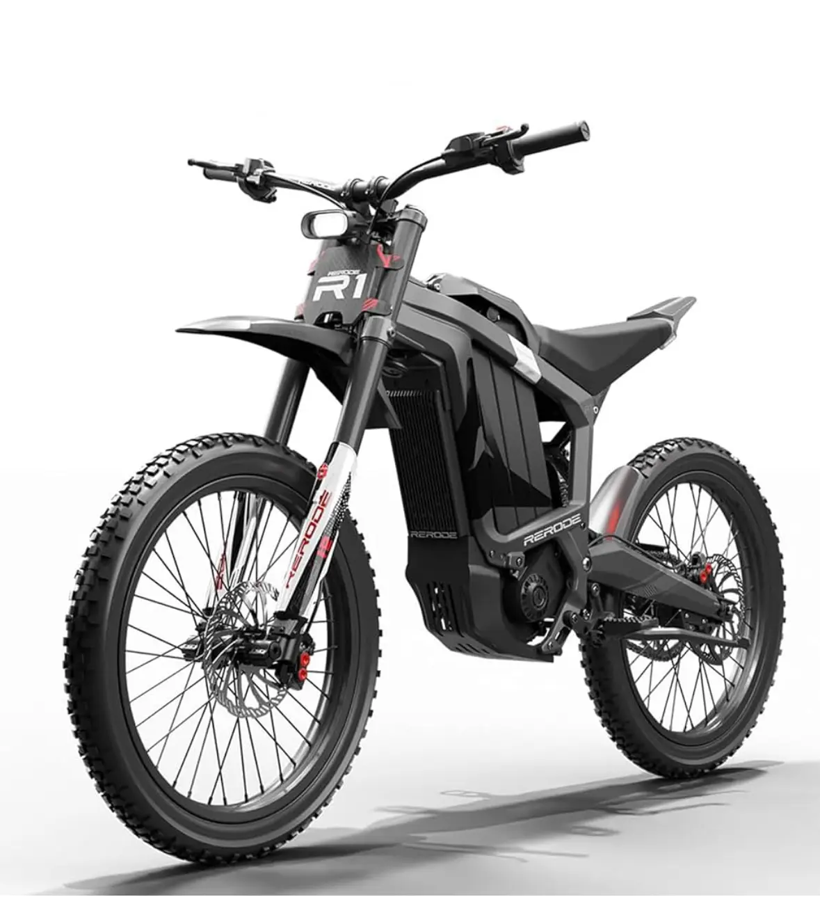 R1 Electric Bike for Adult, Peak Power 19" Tires, 52.8MPH Electric bike