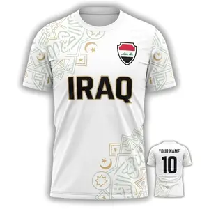 Iraq Wc26 Jersey  Custom Name Number Football Shirt  AZV O8T