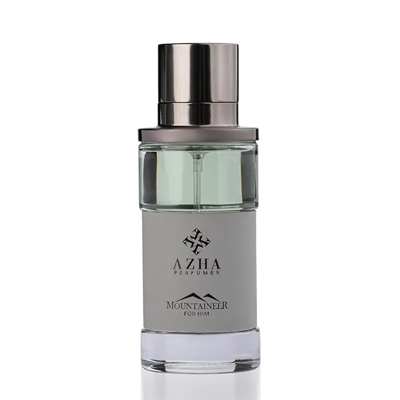 AZHA PERFUMES Mountaineer Men's Eau De Parfum 100ml (3.4 fl oz) - Fresh Woody Fragrance with Bergamot, Moss, Green Herb Heart, Cruelty-Free, Mossy Musk Trail, Daytime Wear, Aromatic Woody EDP, Men's Cologne