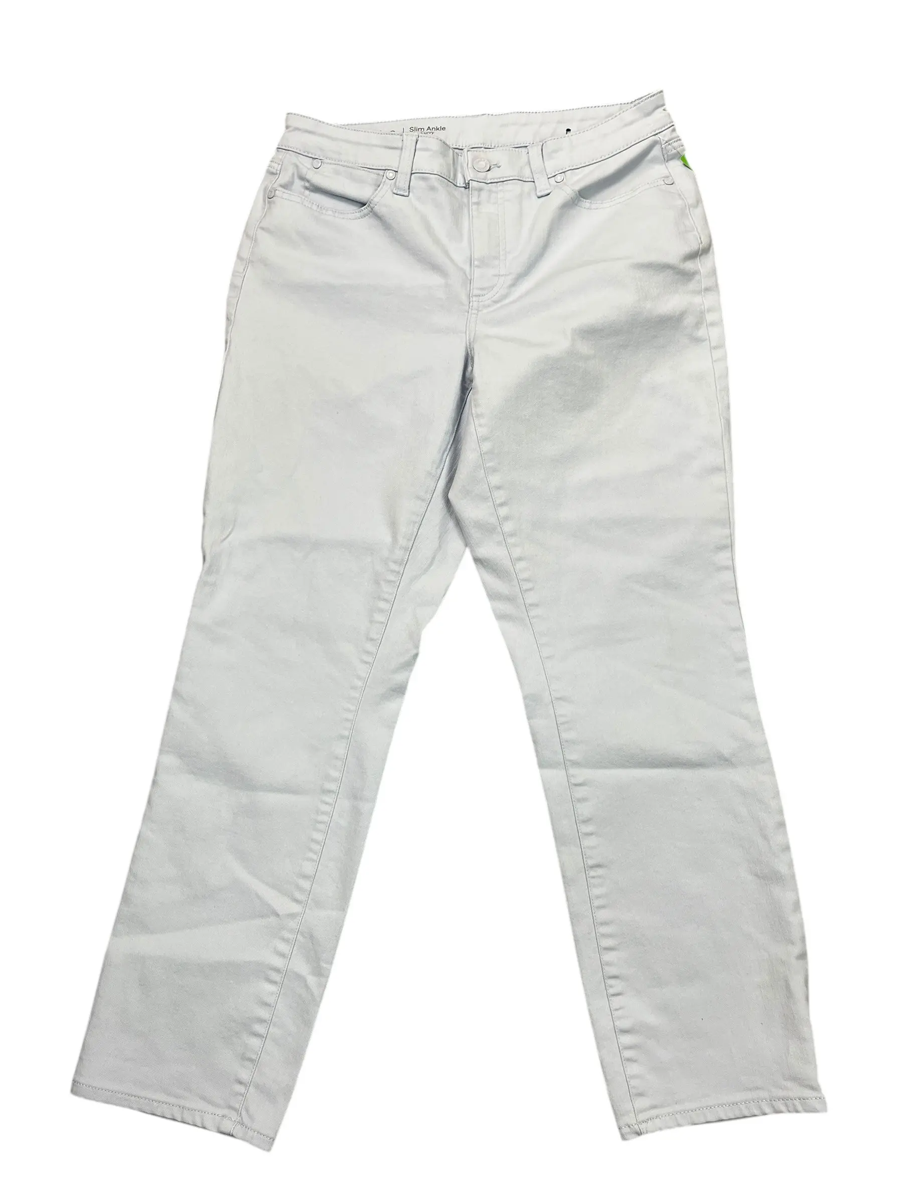 Jeans Cropped By Talbots In Blue Denim, Size:8