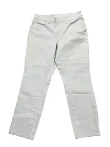 Jeans Cropped By Talbots In Blue Denim, Size:8