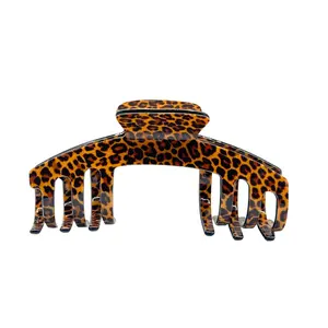 The Alexus Cheetah Print Hair Claw for Trucker Hats | Fun, Wild & Hat-Ready Adventure Style Function