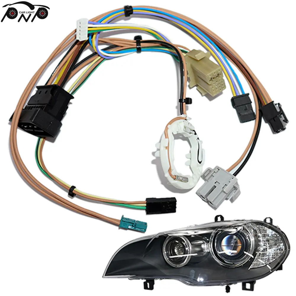 For BMW X5 E70 2007-2010 Adaptive Xenon Headlight Internal Wiring Harness ECE