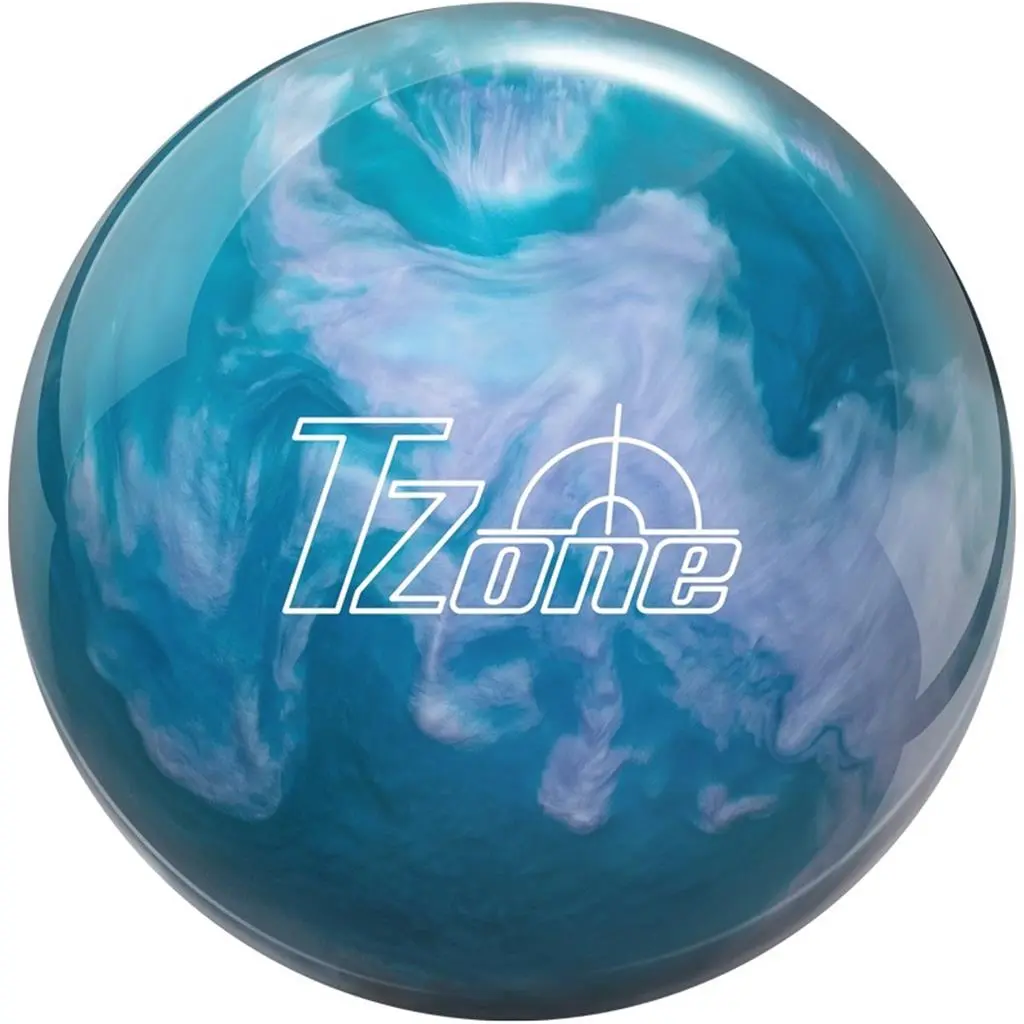 Brunswick T-Zone Berry Blast Plastic Bowling Ball - Un-Drilled, 25 (Low) Hook Potential, High-Gloss Polish, for Children & Beginners, Any Lane Compatibility
