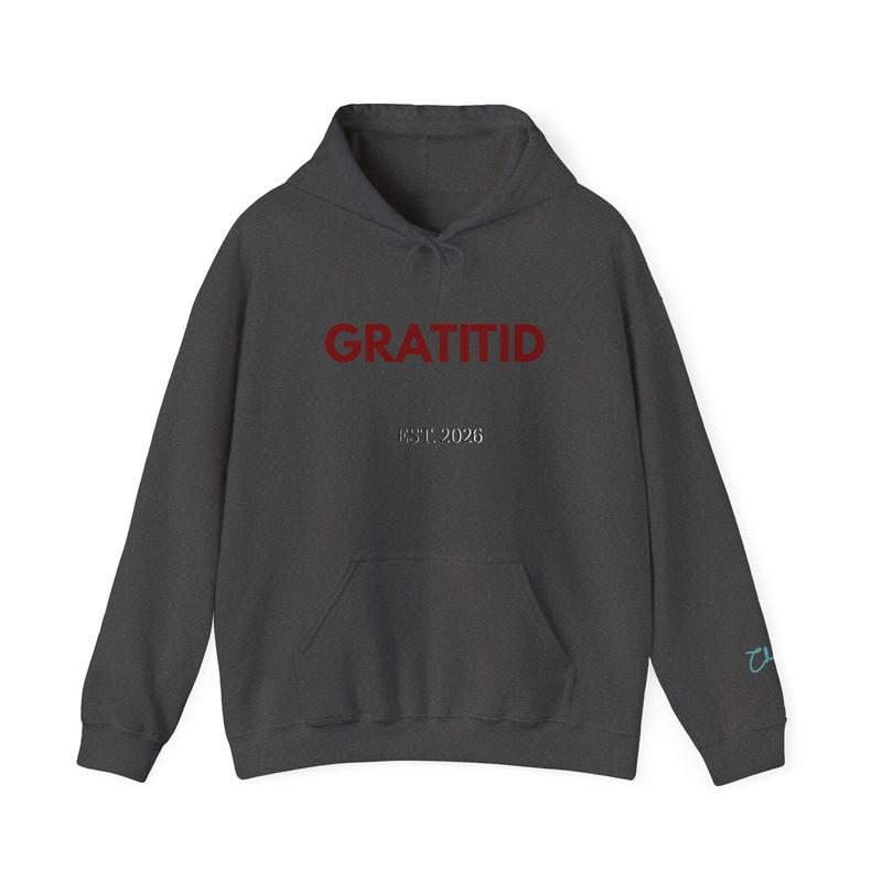 "GRATITID 1012" Hoodie - Unisex Heavy Blend Design by CHENÈT