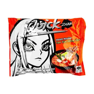 WAIWAI Tom Yum Kung Shrimp Flavor Instant Noodles - Authentic Thai Spicy Soup Noodles 60g