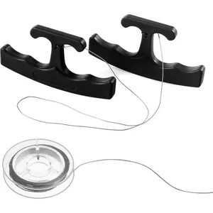 Emblem  Wrap Tools Plate Line Badge Remover  Surface Emblem Removal Kit with Extra 5M PE Cables for  Window Film Installation(Black)