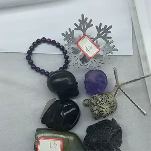 [Quick sale] Metal Plated Gold Non-natural Crystal Decorations