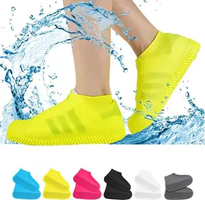 Reusable Coat Walking Shoes Rainy Day Lightweight Thick Wear-Resistant Silicone Daily Household Items Rain Shoe Covers Travel