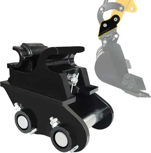 Mini Excavator Quick Change Hitch - Mini Excavator Attachments Mechanical Quick Change Hitch for Small Digger Quick Coupler Fit Most of up to 0.8-1.8 tons MINI Excavators