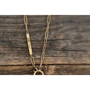'Be a Legend' Legacy Charm Holder Paperclip Necklace