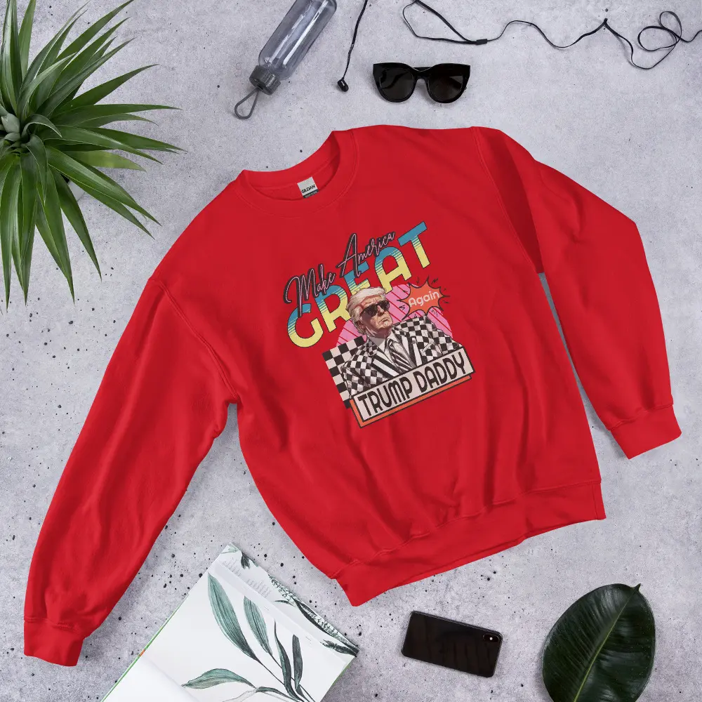 MAGA Trump Daddy Retro Sweatshirt