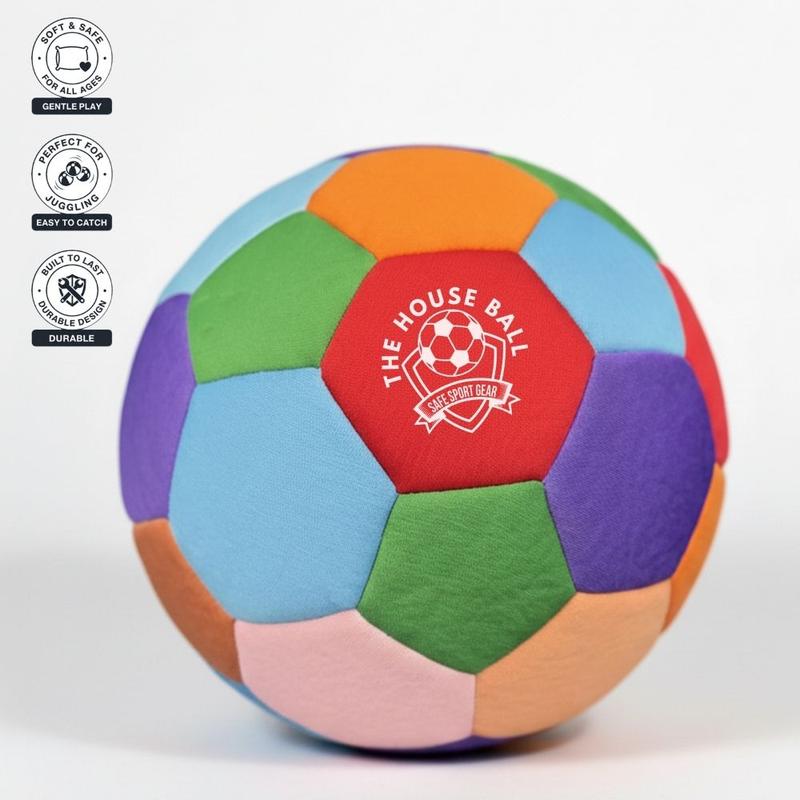 The House Ball - Soft Soccer Ball Designed for Inside Your House - Size 4