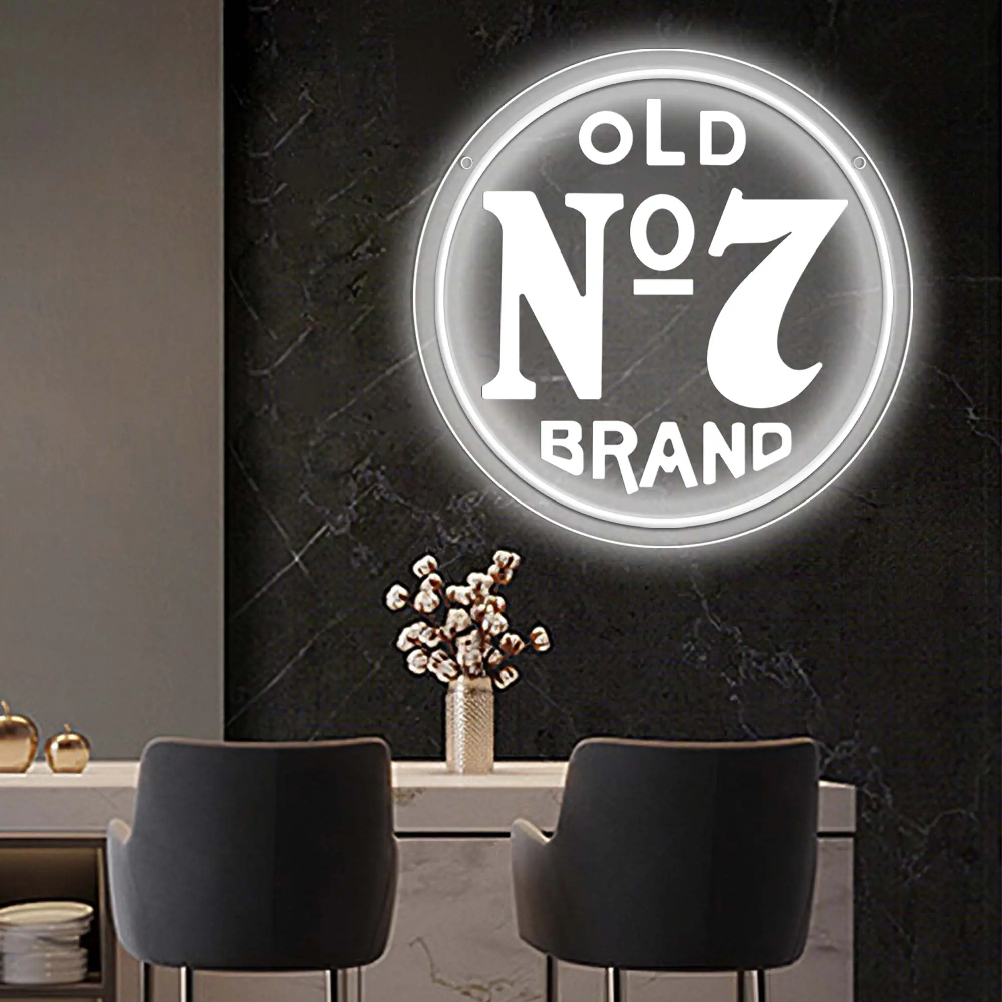 1pc Jack Daniels Old No. 7 Brand Neon Sign Whiskey led sign