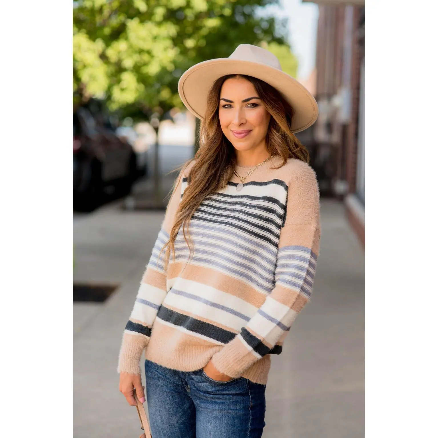 So Soft Pastel Blocked Sweater