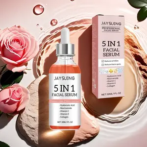 5in1 Hyaluronic Acid Face Serum, Korean Skincare, Moisturizing Facial Care Essence for Firming Skin, Comfort Hydrating Facial Skin Care Product for Daily Use