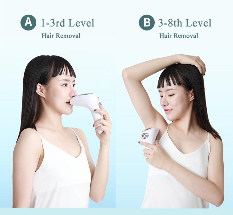 IPL Hair Removal Device, Face, Armpit, Bikini Area, Arms, Legs And Back, Unisex Beauty Equipment Ice Cooling 900000 Flashes Christmas, Valentine's Day And New Year Gifts