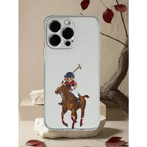 Creative And Fierce  Polo Pattern Phone Case, Suitable For IPhone17/IPhone17 Air/IPhone17 Pro/IPhone17 Pro Max/16 Pro Max/15 Pro Max/14 Pro Max/13 Pro Max/12 Pro Max- Suitable For Both Men And Women, A Gift For Friends, Family, Boyfriends, Girlfriends