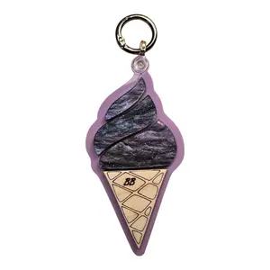 Moonbeam ice cream keychain/ bag charm