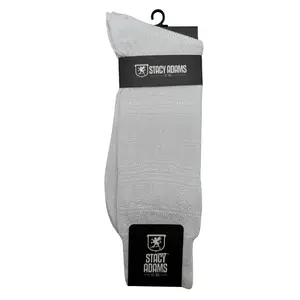 Pillar Collection: Stacy Adams Formal Dress Socks – White