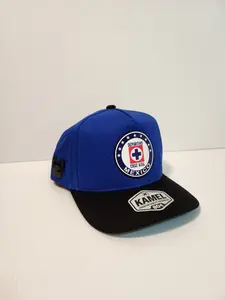 Gorra logo de Cruz Azul, Blue Snapback with imagen de Cruz Azul, Gorra de la maquina de cruz azul de Novedad, Cruz Azul Hat