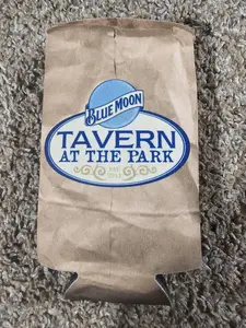 Blue Moon Tavern at the Park Large can koozie Drink Sleeve