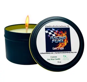 Cam 2 Drag Fuel Type Candle - Choose Size