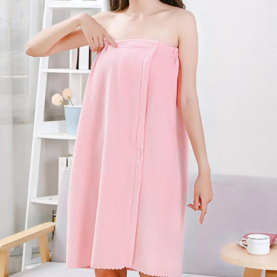Women's Solid Color Wrap Bath Towel, Soft Comfortable Wearable Shower Towel, Super Absorbent Towel, Water Absorbent Towel, Bathrobe for Bathroom Swimming Pool Bedroom, Absorbent Thickened Towels