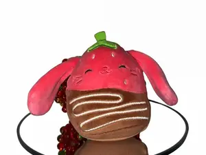 Chocolate Covered Strawberry Squishmallow Kandi Cuff