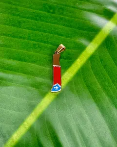 Puerto Rico Machete Charm- Stainless Steel