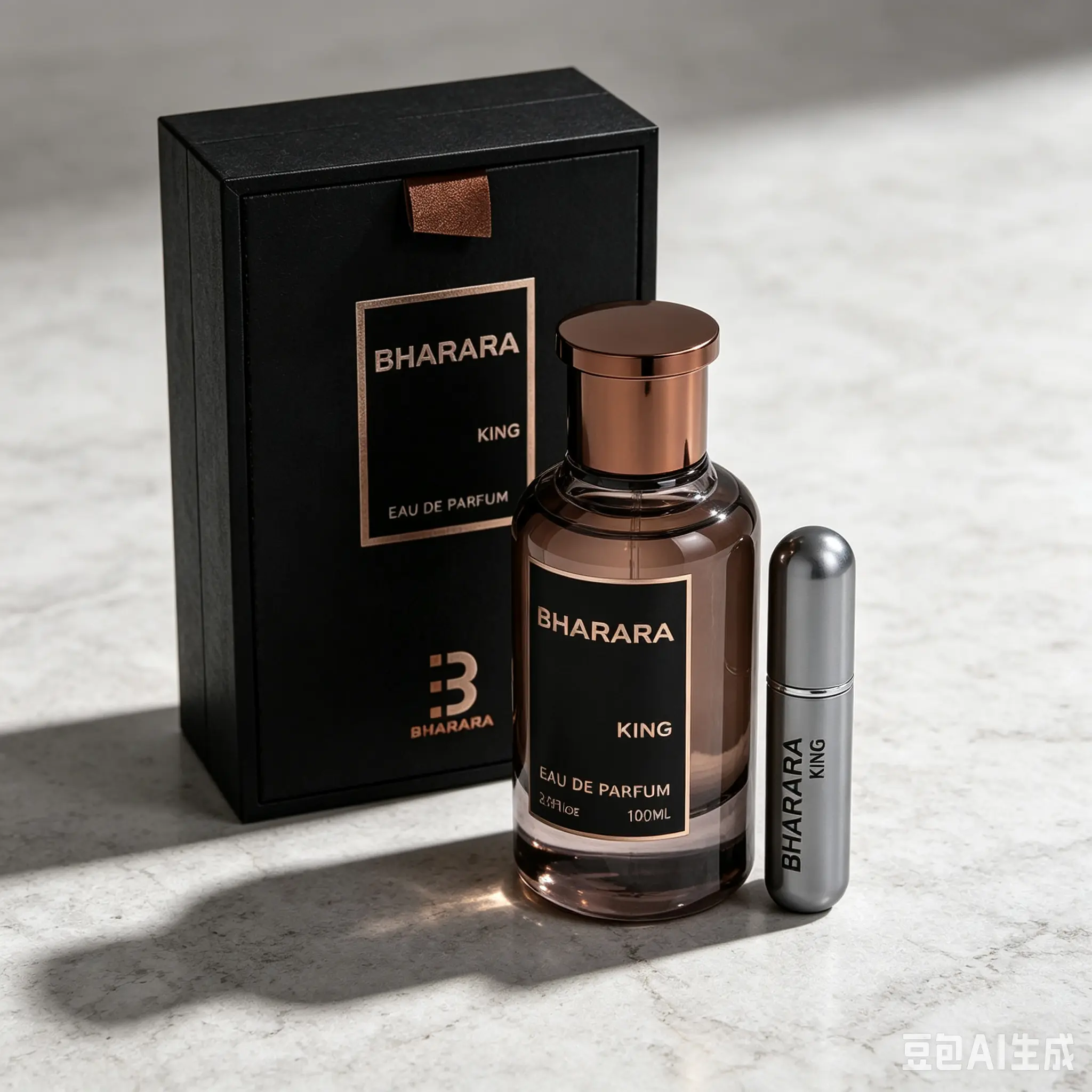 BHARARA King Men’s Cologne 3.4 oz | Long Lasting Eau de Parfum with Fresh Citrus, Fruity & Woody Notes