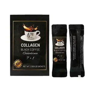 Collagen Black Coffee with Ganoderma Tea (20 satchels) Natural Flavor